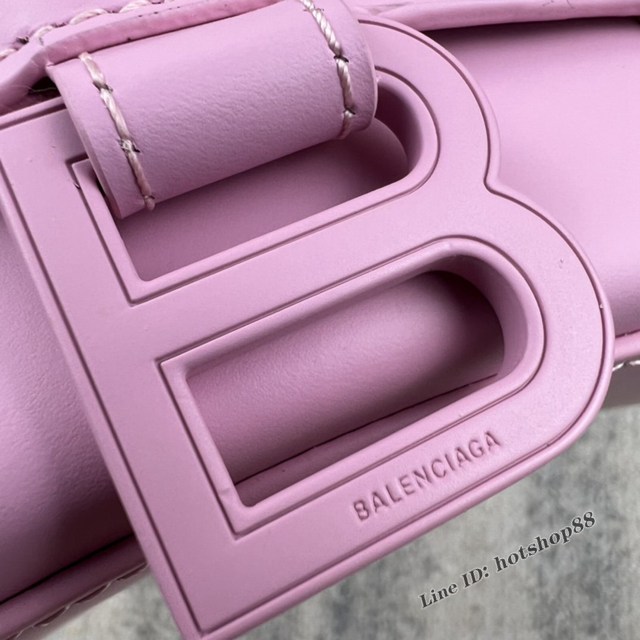 Balenciaga專櫃爆款新色xs號鱷魚紋Hourglass沙漏包 巴黎世家頂級原單手提肩背包 款號：8896 fyj1224